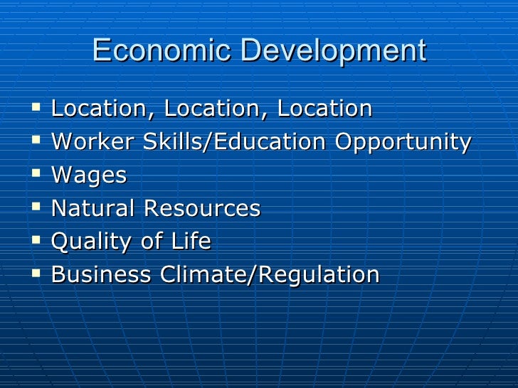 Jobs And Economic Development2012