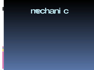 mechanic 
