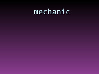 mechanic 