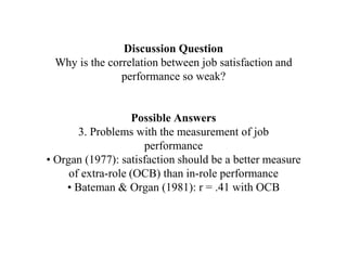Job satisfaction Slide 19