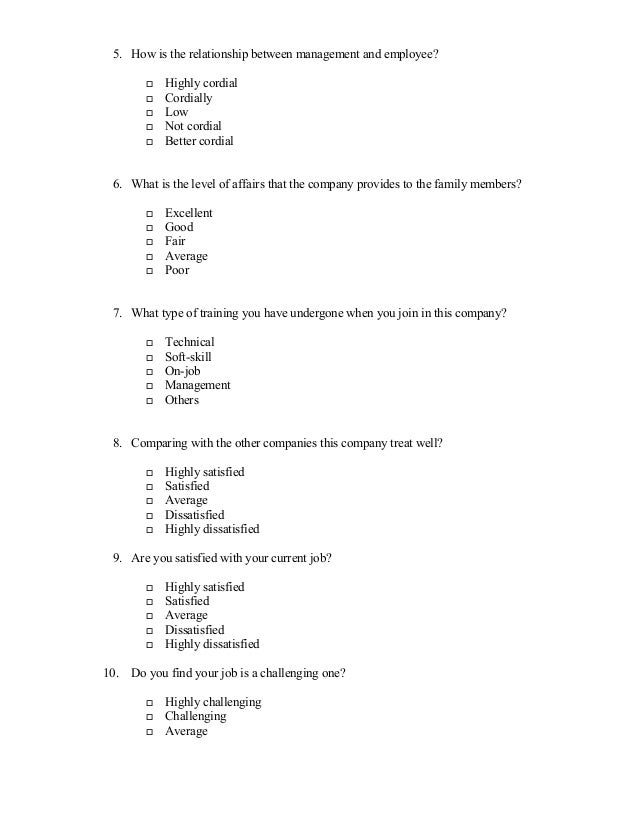 job satisfaction quiz
