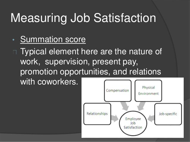Job satisfaction