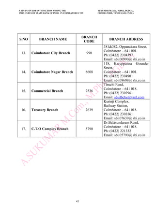 Job satisfaction sbi | PDF