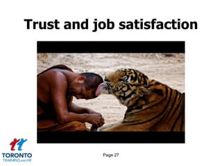 Page 27
Trust and job satisfaction
 