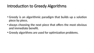 Comprehensive Guide to Greedy Algorithms and Their Applications in ...