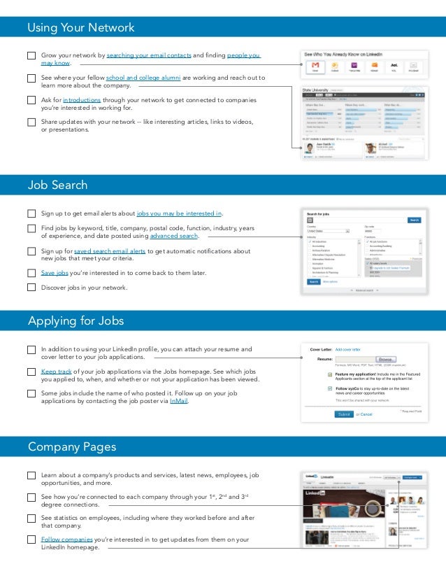 job search checklist
