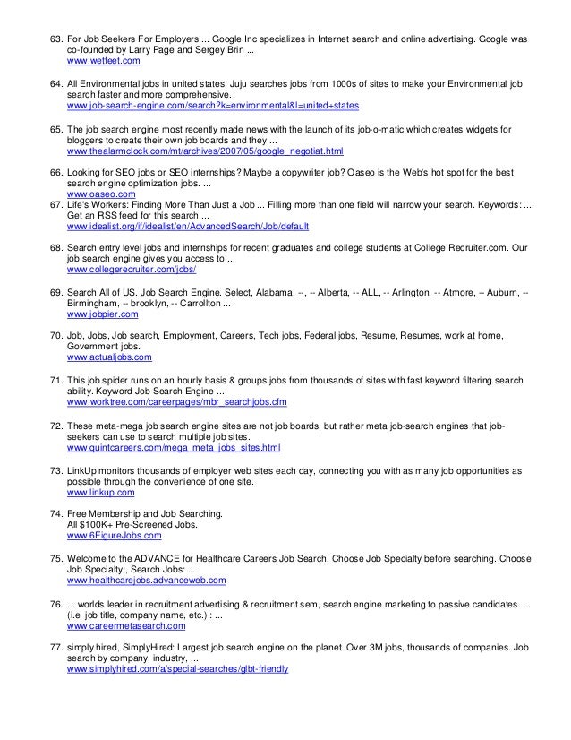 best search engine for jobs