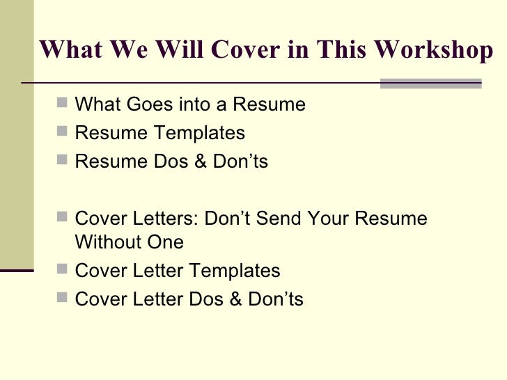 what goes into a cover letter