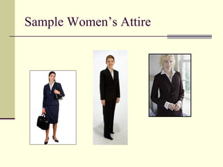 Sample Women’s Attire 