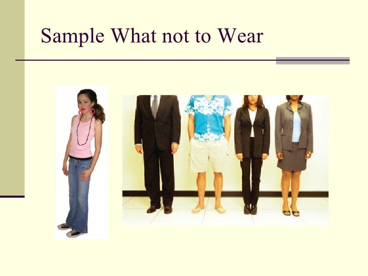 restaurant job interview attire