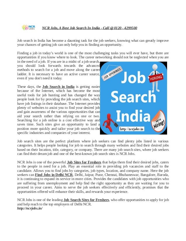 job search in india leading job search sites