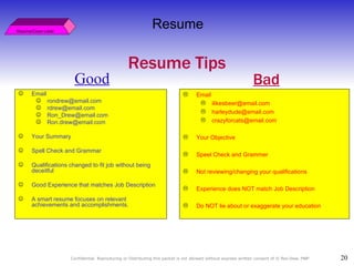 RDrew Job Search Plan V4 | PPT