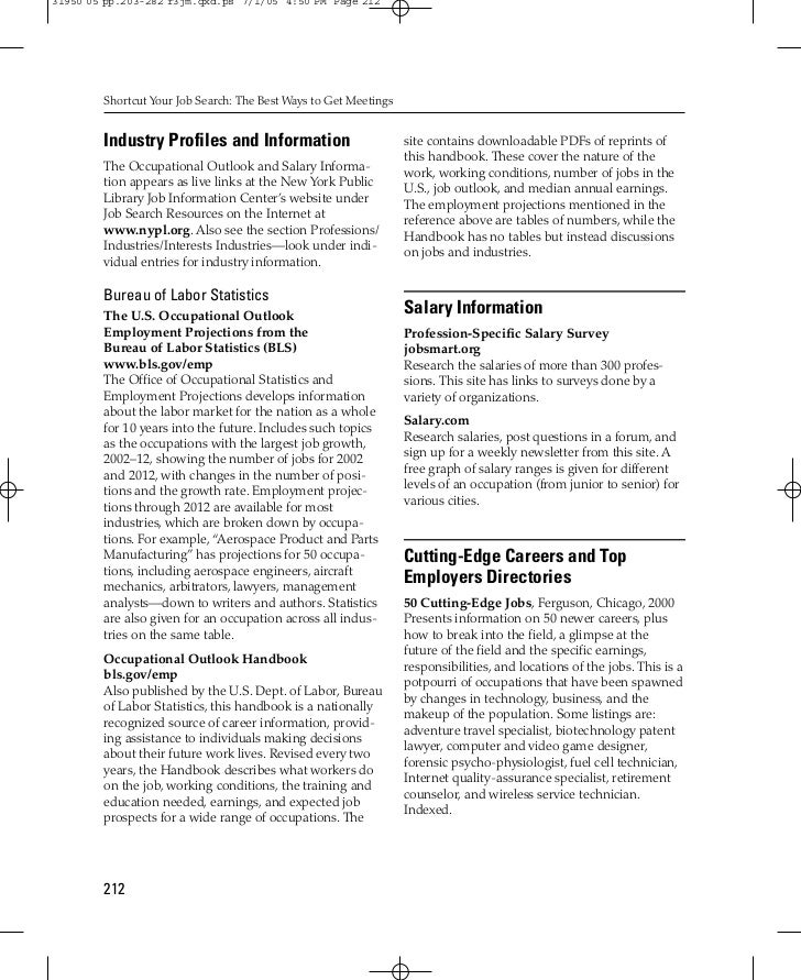 Career And Job Search Bibliography Compiled By Richard Greene - 