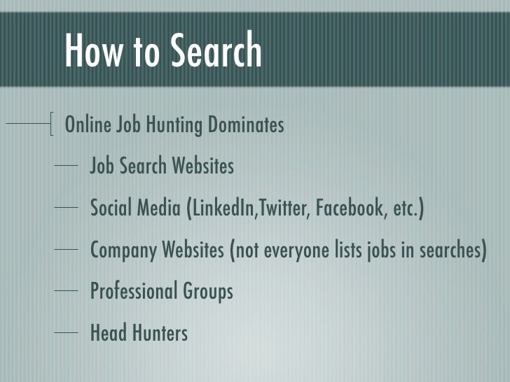 job hunting websites