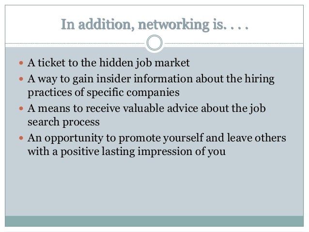 Job Search Strategies Workshop 2011 Civil Engr 