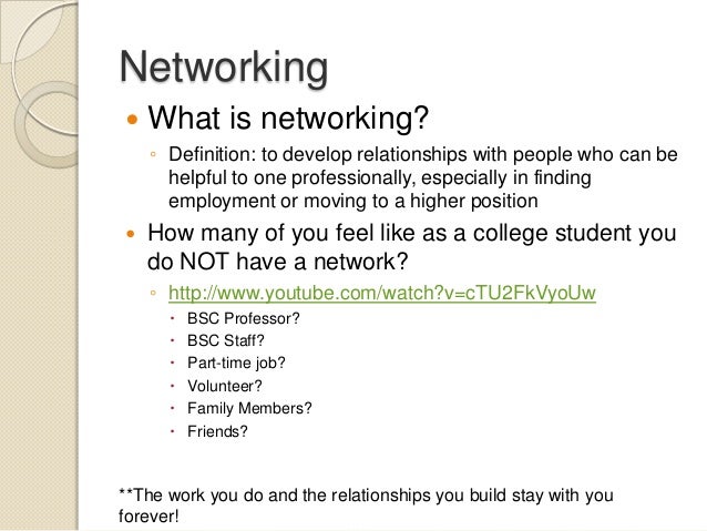 employment networking