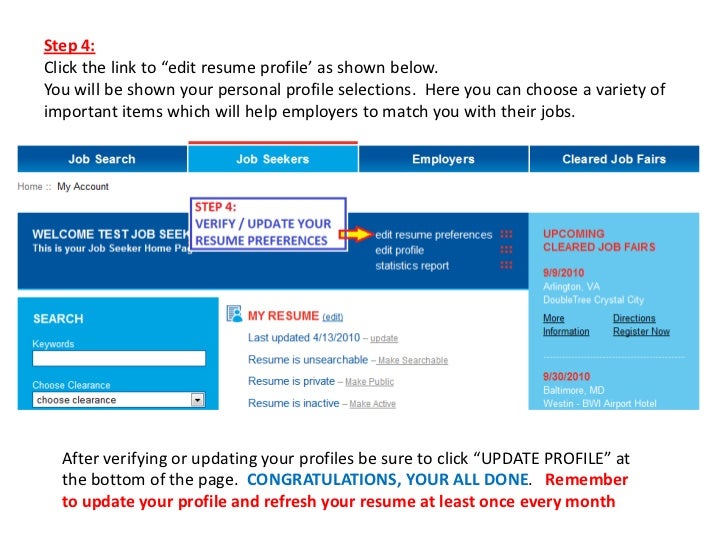 How To Update Or Refresh Your Resume ClearedJobs Net