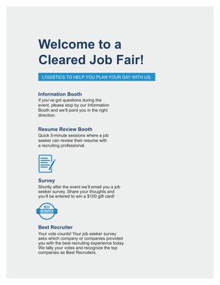 Cleared Job Fair Handbook | July 19