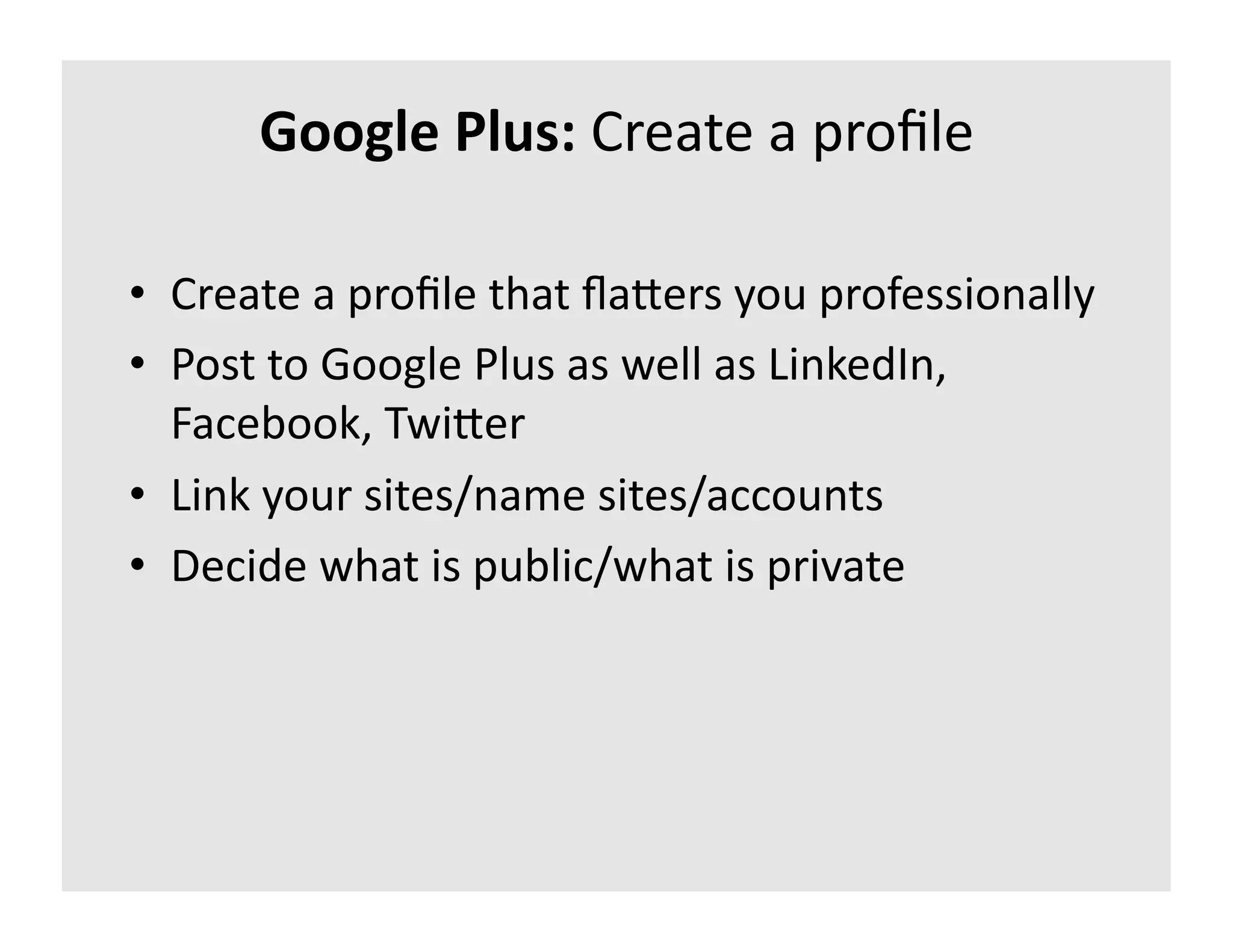 P"":&)'Q&803'])($+(&$&6)1Z.(&

•  ])($+(&$&6)1Z.(&+;$+&m$L()#&51"&6)1G(##*1%$..5&
•  T1#+&+1&N11>.(&T."#&$#&B(..&$#&0*%-(/J%_&
   K$2(711-_&EB*L()&
•  0*%-&51")&#*+(#f%$4(&#*+(#f$221"%+#&
•  s(2*/(&B;$+&*#&6"7.*2fB;$+&*#&6)*F$+(&
 