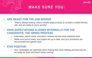Recruiting the Modern Job Seeker: What You Need to Know