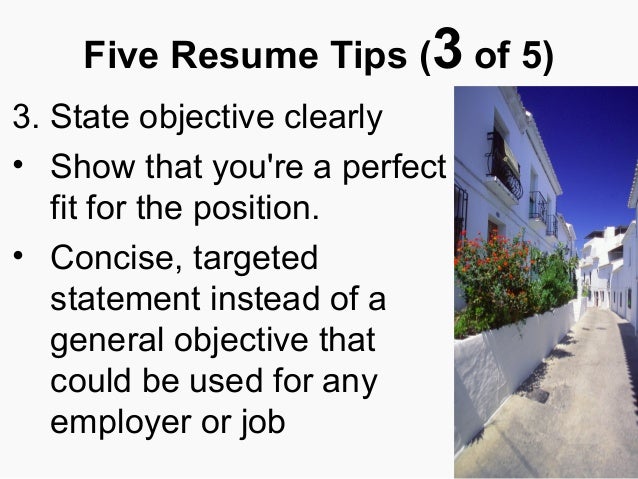 Resume tips 2