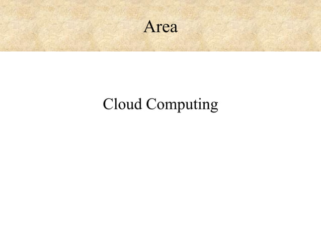 Job sequence scheduling for cloud computing | PPT