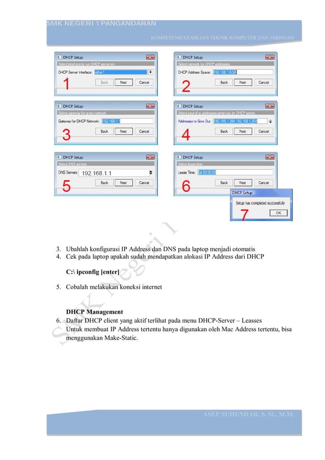 Job sheet instalsirouter-wan | PDF