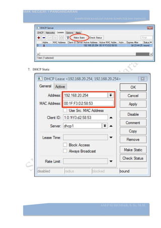 Job sheet instalsirouter-wan | PDF