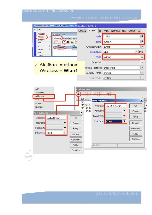 Job sheet instalsirouter-wan | PDF