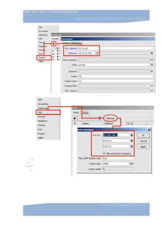 Job sheet instalsirouter-wan | PDF