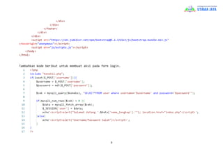 JOBSHEET PEMROGRAMAN WEB GALERI PHOTO ONLINE .pdf