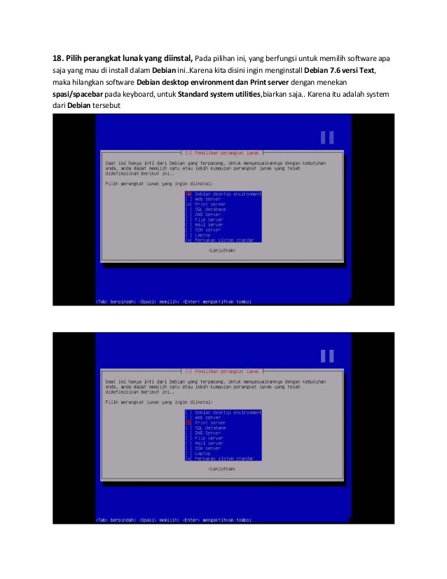 Debian7 ada sofwer apa