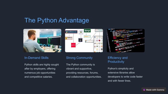 Python Programming Careers | PPT | Free Download