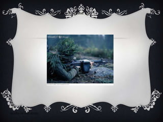 A soldier is a person who




works in the army.
 