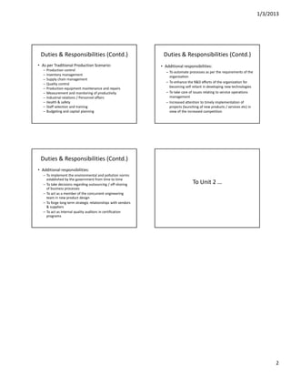 Jobs Of Operations Manager