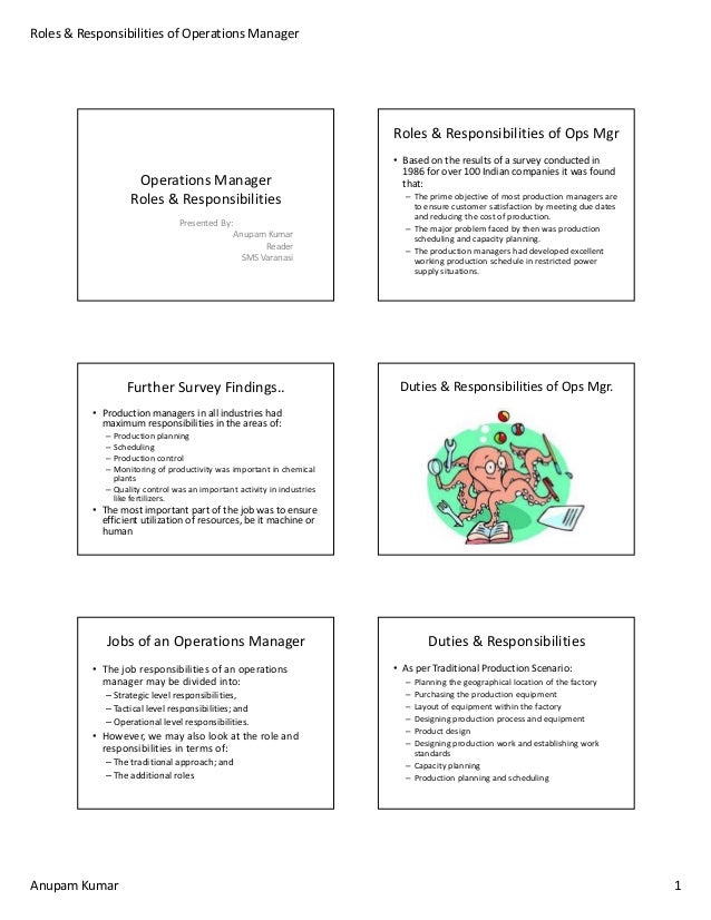 jobs of operations manager it operation manager job description