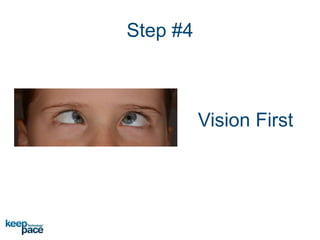 Step #4
Vision First
 