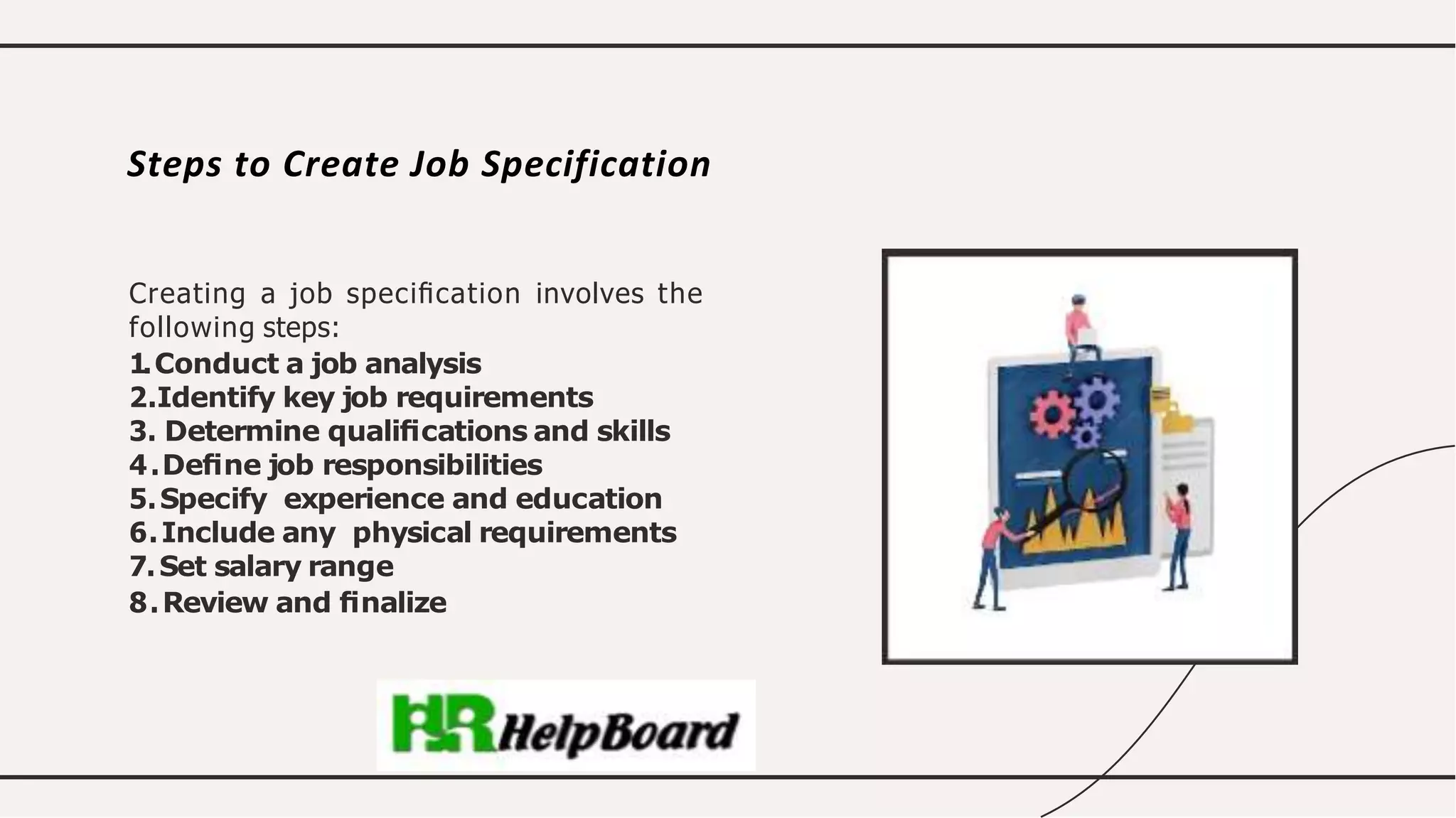 Job Specification | PPTX