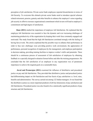 Job satisfaction of employee towards hotel | PDF