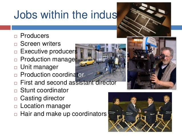 Jobs within the film industry