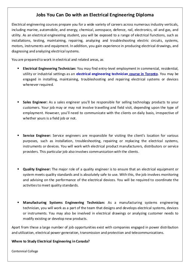 uses of electrical engineering
