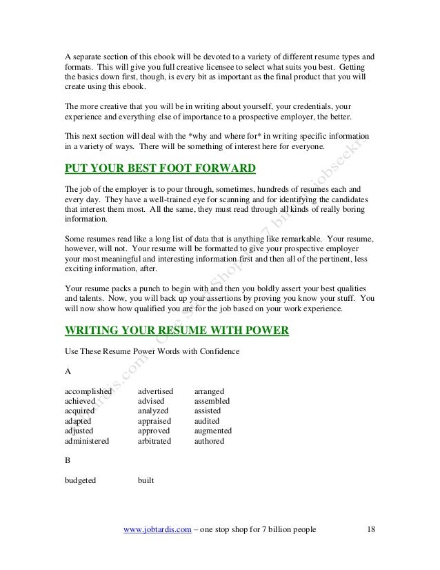 email for resume and cover letter