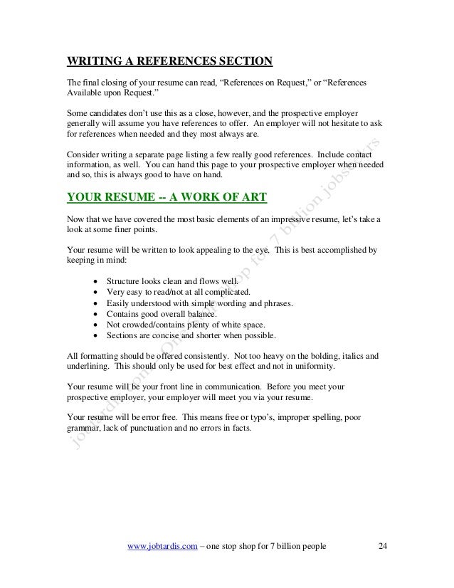 simple easy resumes