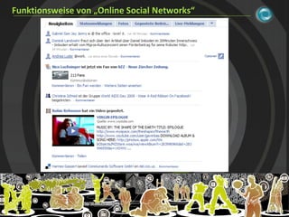 Funktionsweise von „Online Social Networks“