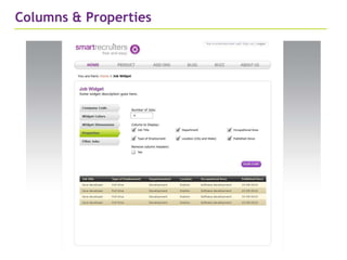Columns & Properties