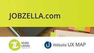 JOBZELLA.com
Website UX MAP
 