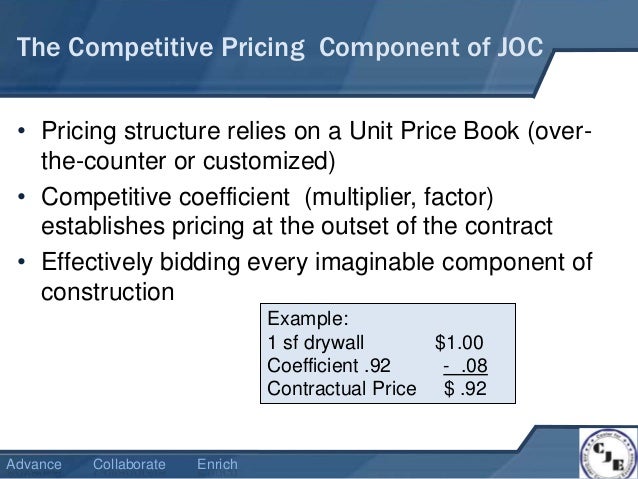 job order contracting 101