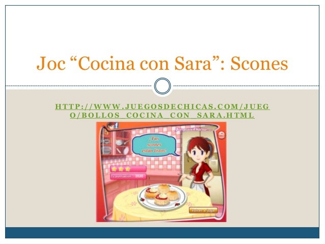 Joc Cocina Con Sara