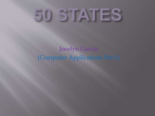 Jocelyn Garcia
(Computer Applications Per.1)
 