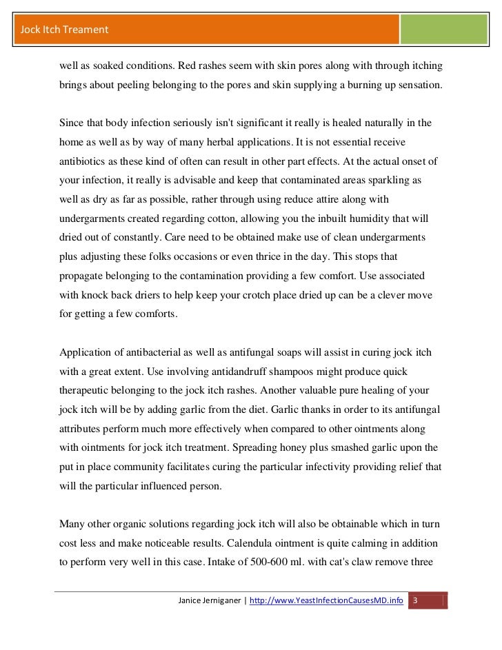 How to Find a Cure for Jock Itch Treatment